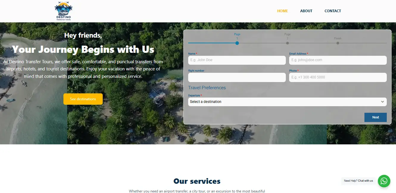 Destino Transfer Project